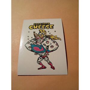 1983 General Mills Zero Hero Trading Card Sticker Vintage #54 Commander Cheese